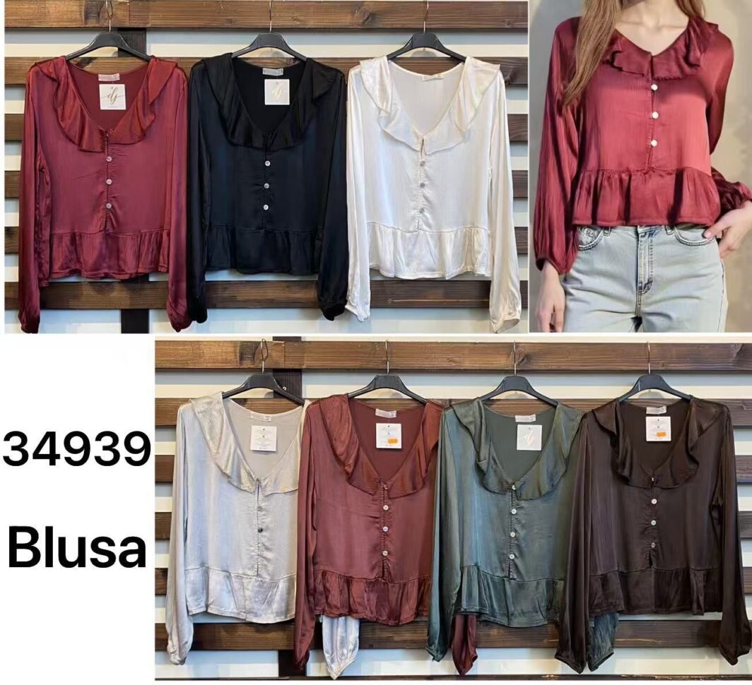 blusas de saten